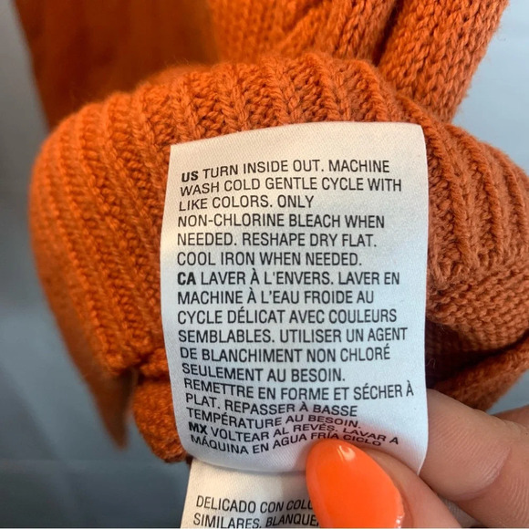 NWoT Bar III Cable Knit Ruffle Sweater Dress, size XS - Picture 9 of 11